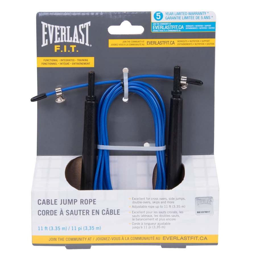 Image 632238_ALTMORE4.jpg, Product 632-238 / Price $9.99, Everlast F.I.T. 11' Lightweight Ergonomic Cable Jump and Skip Rope from Everlast on TSC.ca's Health & Fitness department