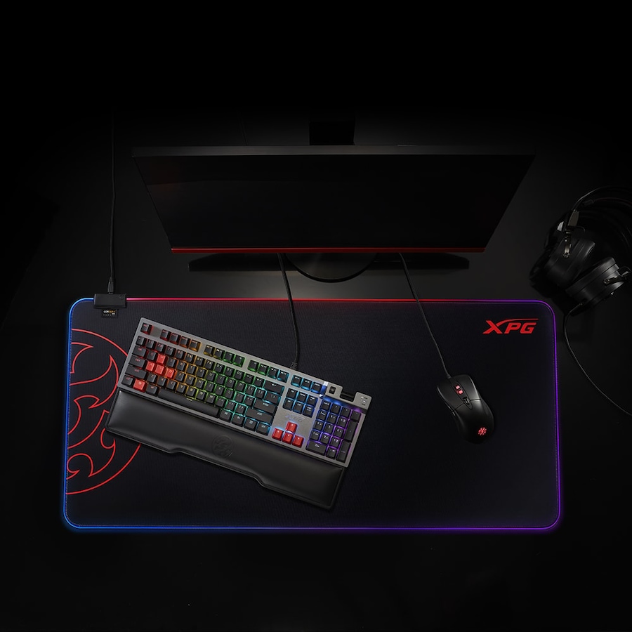 Image 632316_ALTMORE3.jpg, Product 632-316 / Price $69.99, Adata XPG Battleground XL Prime RGB Lighting Gaming Extra-Large Mouse Pad from Adata on TSC.ca's Electronics department