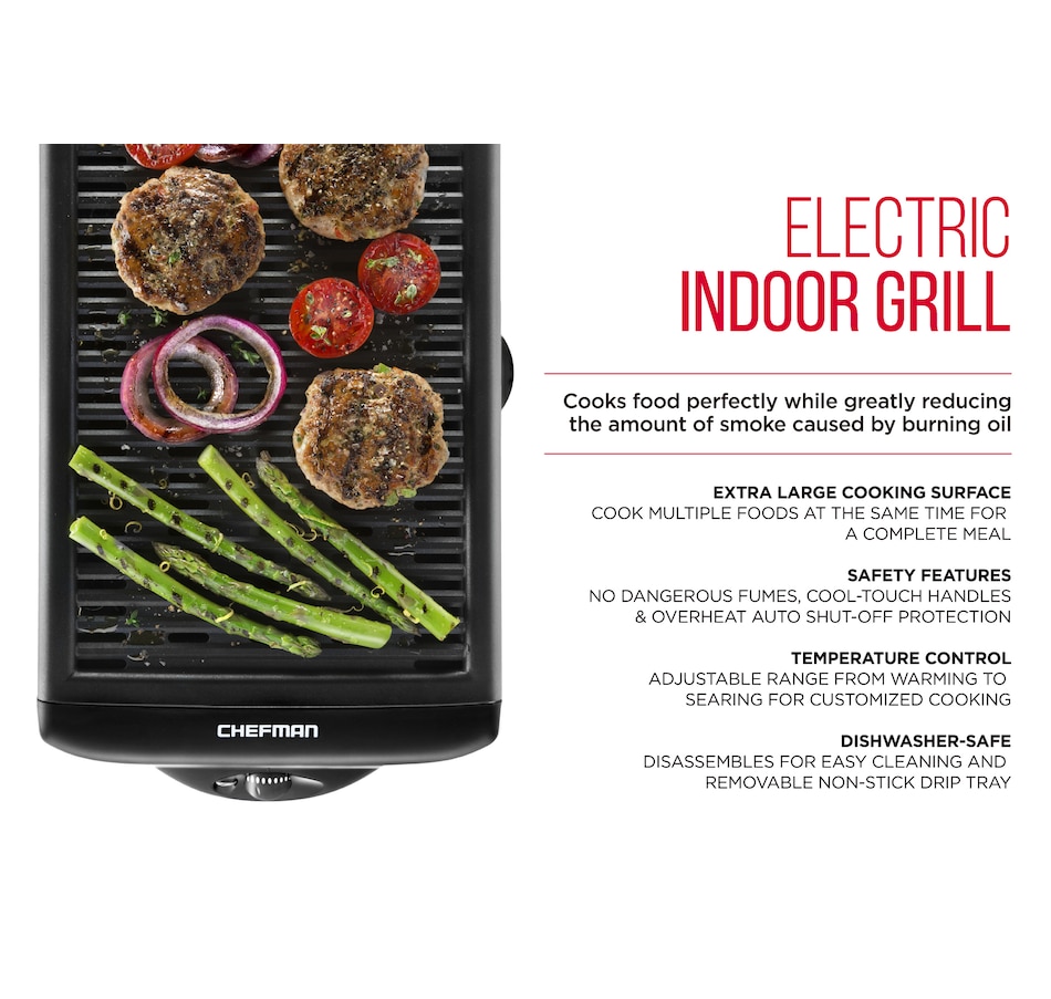 Kitchen Small Appliances Grills & Griddles Grills Chefman