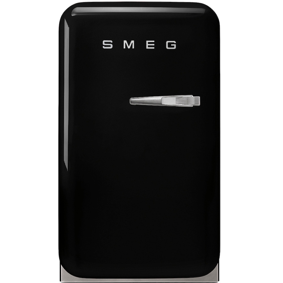 Image 632514_BLK.jpg, Product 632-514 / Price $1,899.00, FAB5 Retro Style 16" Single Door Mini Cooler (Left Hand Hinge) from Smeg on TSC.ca's Kitchen department