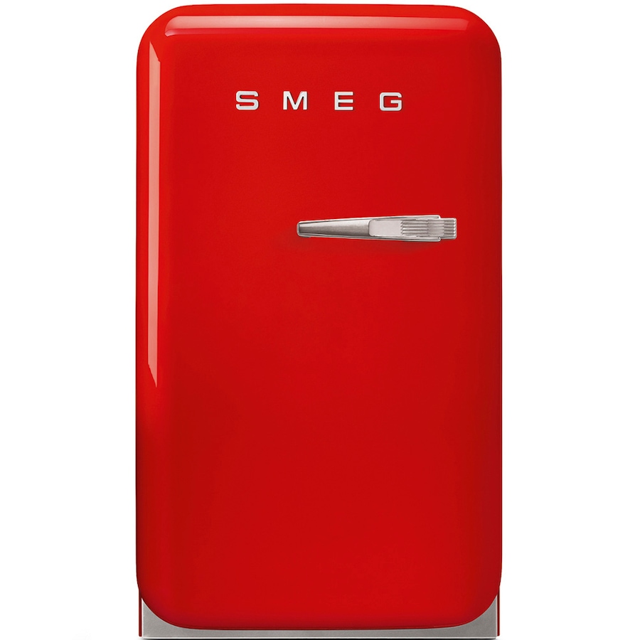 Image 632514_RED.jpg, Product 632-514 / Price $1,899.00, FAB5 Retro Style 16" Single Door Mini Cooler (Left Hand Hinge) from Smeg on TSC.ca's Kitchen department