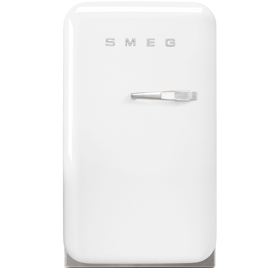 Image 632514_WHT.jpg, Product 632-514 / Price $1,899.00, FAB5 Retro Style 16" Single Door Mini Cooler (Left Hand Hinge) from Smeg on TSC.ca's Kitchen department