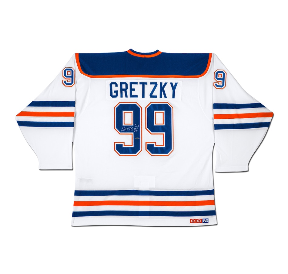 Gretzky # 99 hockey trikot Edmonton Oilers Hockey Sydda bokstäver