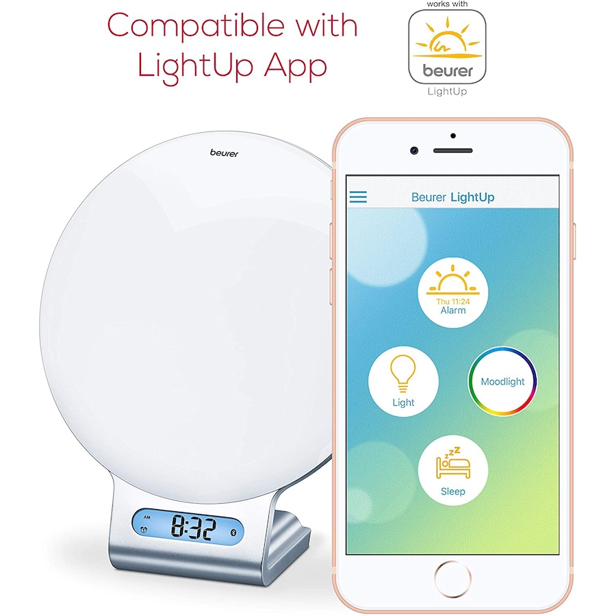 Image 632619_ALTMORE3.jpg, Product 632-619 / Price $179.99, Beurer 4-in-1 Bluetooth Wakeup Light from beurer on TSC.ca's Health & Fitness department