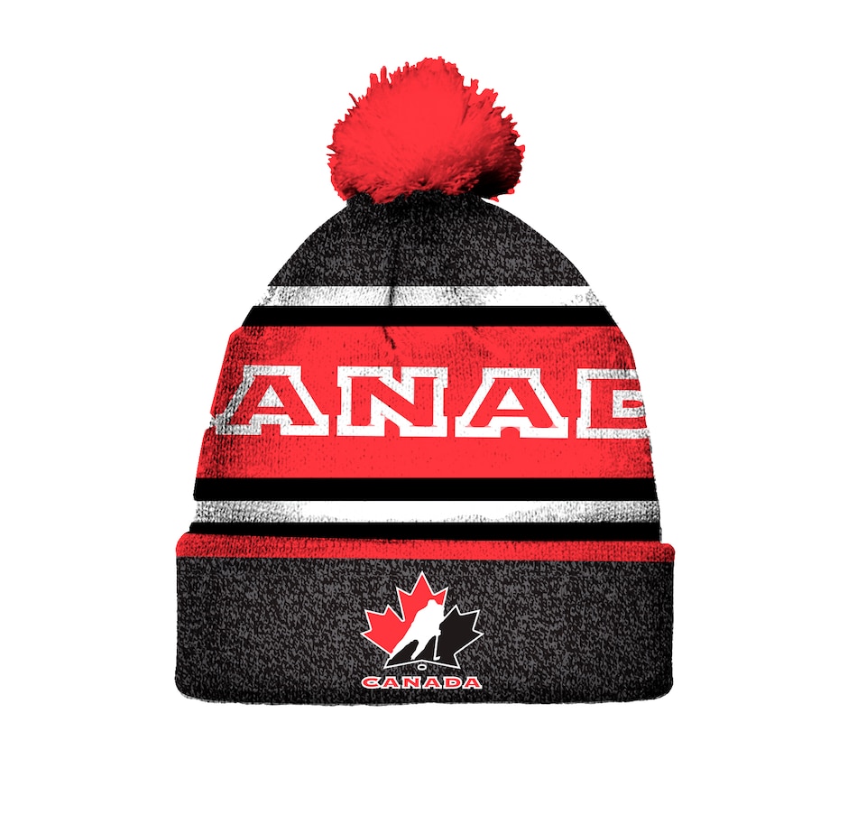 Image 632701.jpg, Product 632-701 / Price $20.99, Hockey Canada Cuff Knit Toque with Pom on TSC.ca's Sports department