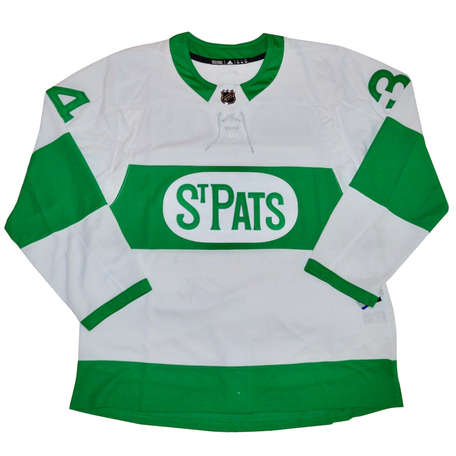 Image 632708.jpg, Product 632-708 / Price $899.99, Fanatics Authentic Autographed Auston Matthews Toronto Maple Leaf St. Patrick's Day Jersey from Fanatics on TSC.ca's Sports department