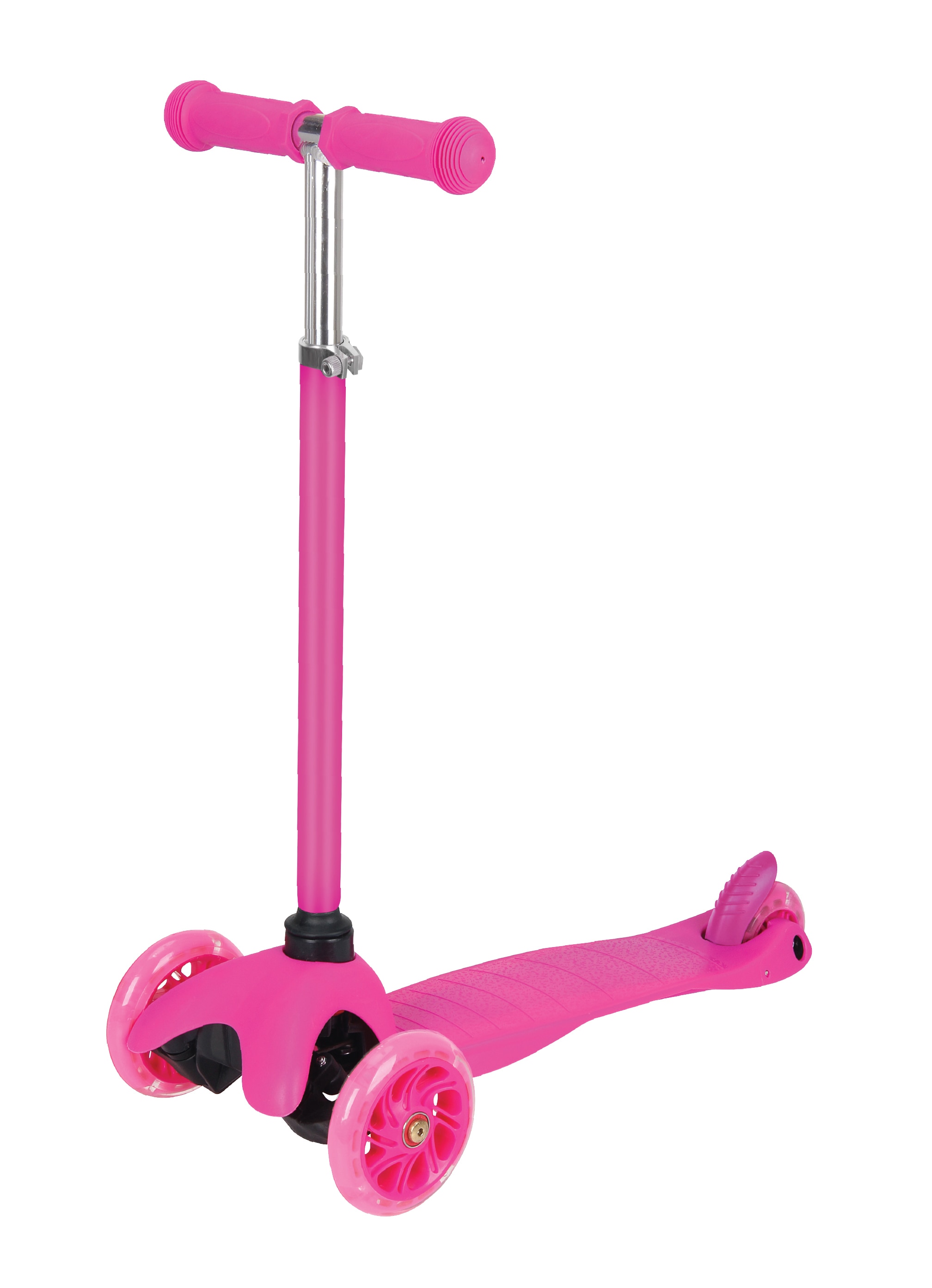 Rugged Racers Kids Scooter with Adjustable Height and LED Wheels