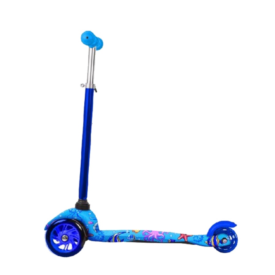Image 632793.jpg, Product 632-793 / Price $49.99, Rugged Racer Mini Deluxe Three-Wheel Scooter with LED Lights and Sea World Design from Rugged Racer on TSC.ca's Home & Garden department