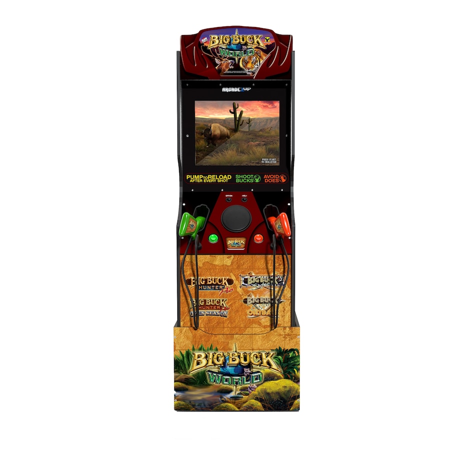 Image 632827.jpg, Product 632-827 / Price $799.99, Arcade1Up Big Buck Hunter World with Riser from Arcade1Up on TSC.ca's Electronics department
