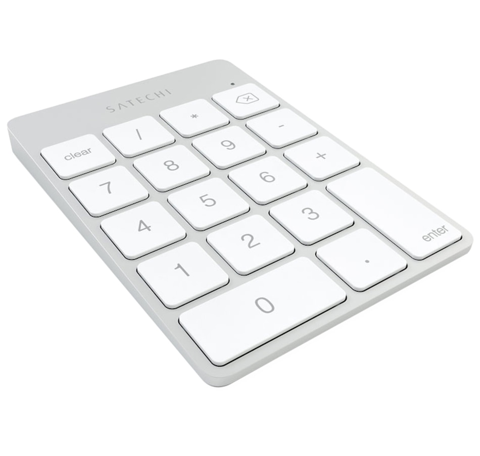 Image 632931_SIL.jpg, Product 632-931 / Price $49.99, Satechi Slim Wireless Keypad from Satechi on TSC.ca's Electronics department
