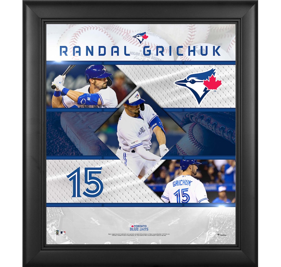 Image 634721.jpg, Product 634-721 / Price $83.99, Fanatics Authentic Randal Grichuk Toronto Blue Jays Framed Stitched Stars Collage from Fanatics on TSC.ca's Sports department