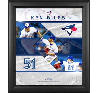 Fanatics Authentic Ken Giles Toronto Blue Jays Framed Stitched Stars Collage
