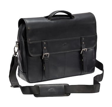 Mancini Buffalo Collection Double Compartment Briefcase