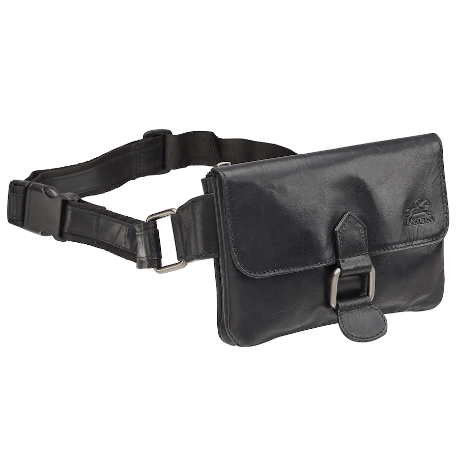 Image 635665_BLK.jpg, Product 635-665 / Price $119.99, Mancini Buffalo Collection Slim Waist Bag Brown from Mancini Fine Leather on TSC.ca's Fashion department