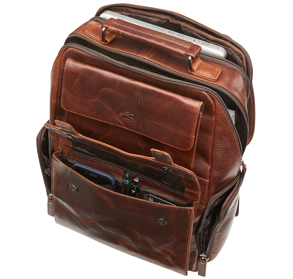 Clothing & Shoes Handbags Backpacks Mancini Buffalo Collection Backpack with RFID Secure