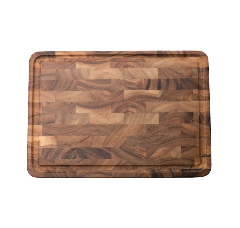 Image 638320.jpg , Product 638-320 / Price $109.99 , Ironwood Gourmet Charleston End Grain Board with Juice Channel from Ironwood Gourmet on TSC.ca's Kitchen department