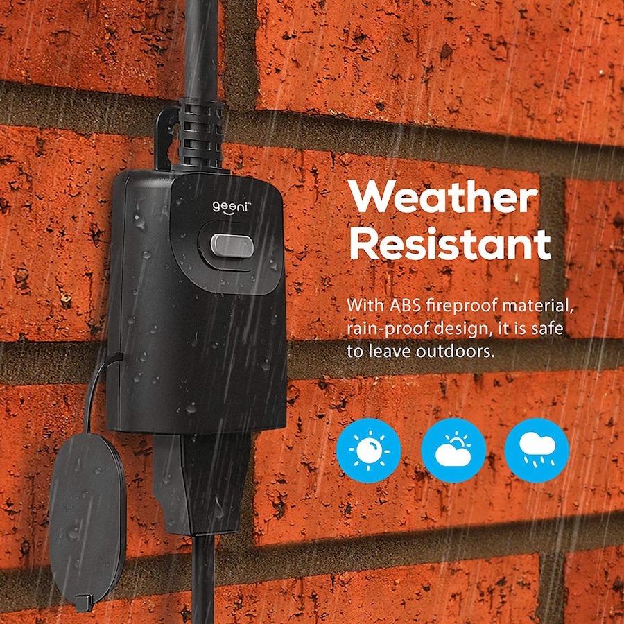 Image 638374_ALTMORE1.jpg, Product 638-374 / Price $31.99, Geeni All-Weather Outdoor Smart Wi-Fi Plug from Geeni on TSC.ca's Electronics department