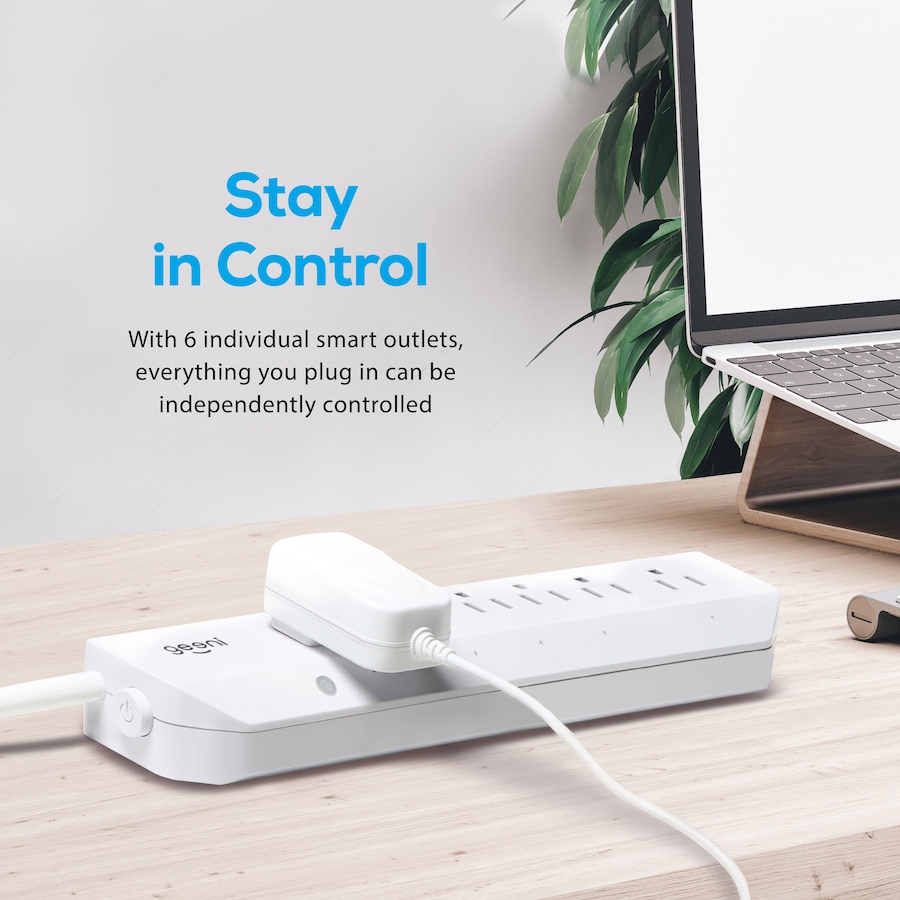 Image 638376_ALTMORE1.jpg, Product 638-376 / Price $36.99, Geeni Surge 6-Outlet Smart Wi-Fi Surge Protector from Geeni on TSC.ca's Electronics department