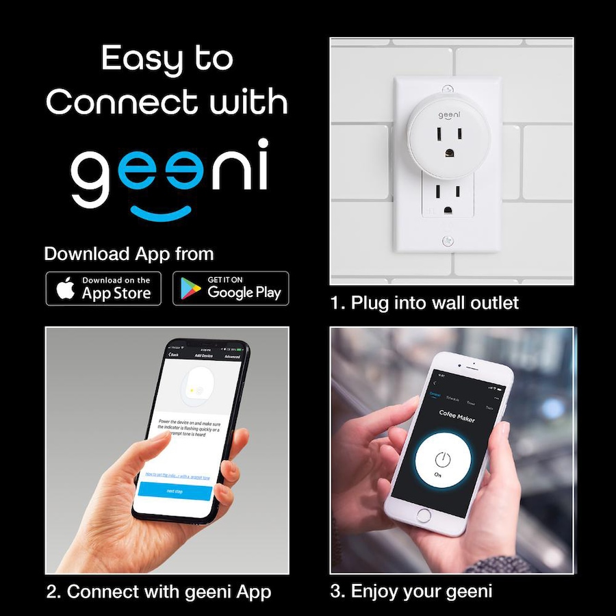 Image 638379_ALTMORE3.jpg, Product 638-379 / Price $20.99, Geeni Dot Smart Wi-Fi Plug from Geeni on TSC.ca's Electronics department