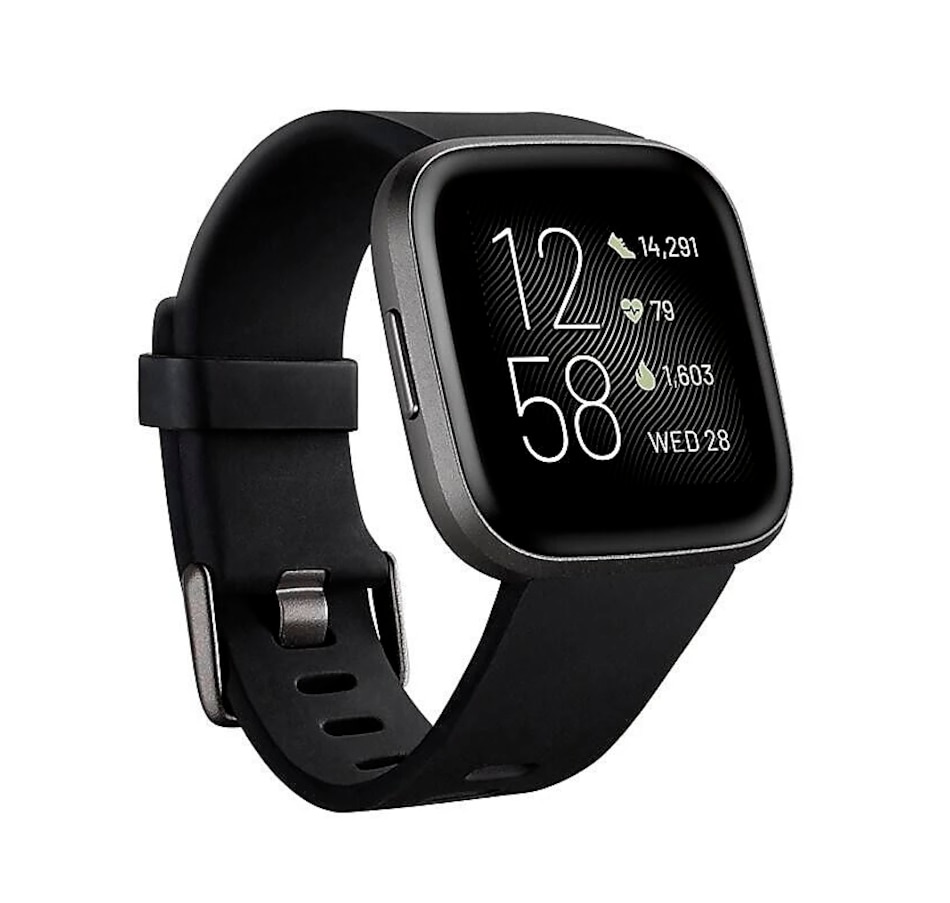 Image 638495_BLK.jpg, Product 638-495 / Price $199.99, Fitbit Versa 2 Smartwatch with Amazon Alexa from fitbit on TSC.ca's Electronics department