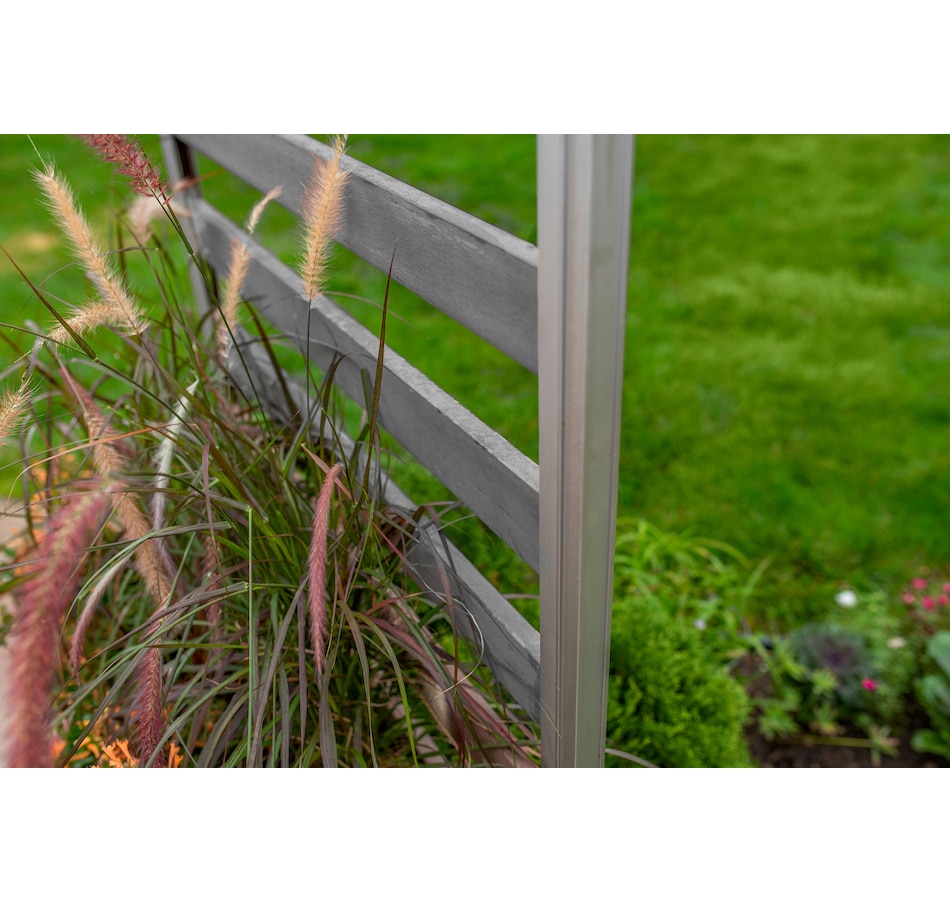 Image 638516_ALTMORE3.jpg, Product 638-516 / Price $499.00, Vita Urbana Parklette With Trellis Slate Grey from Vita Urbana on TSC.ca's Home & Garden department