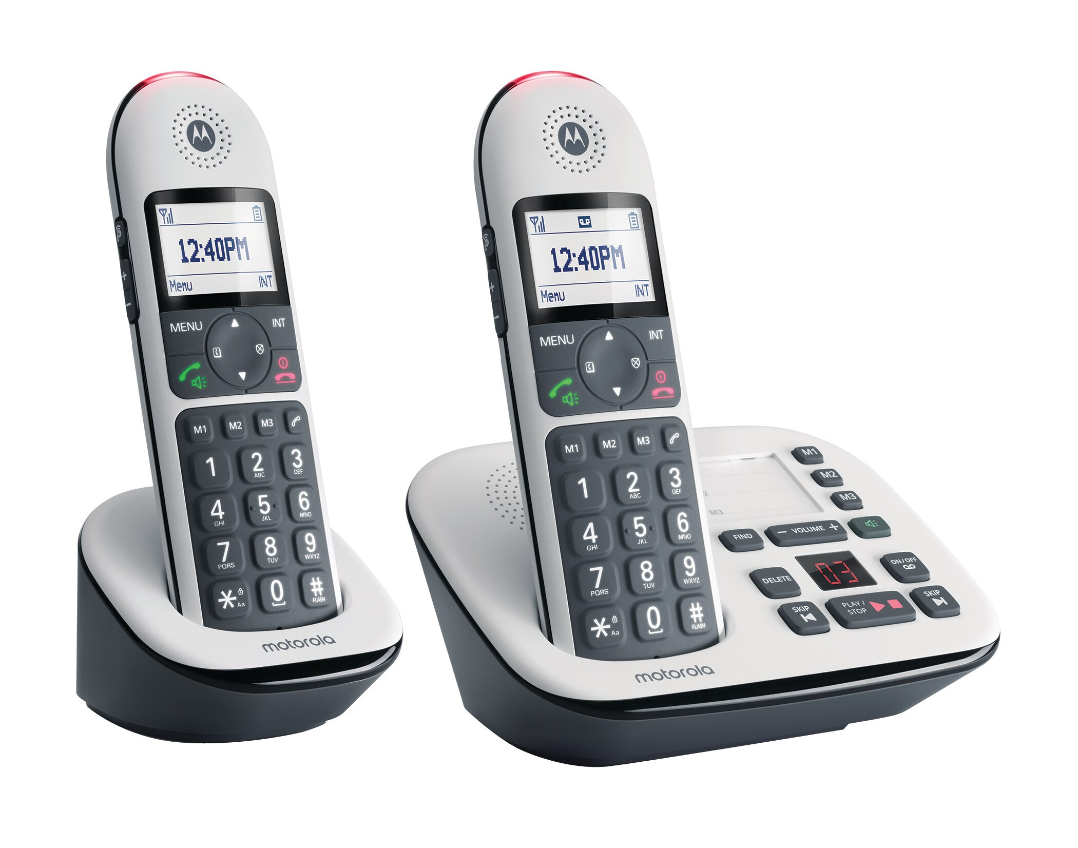 Electronics - Phones - Home Phones - Motorola CD5011 2-Handset Cordless ...