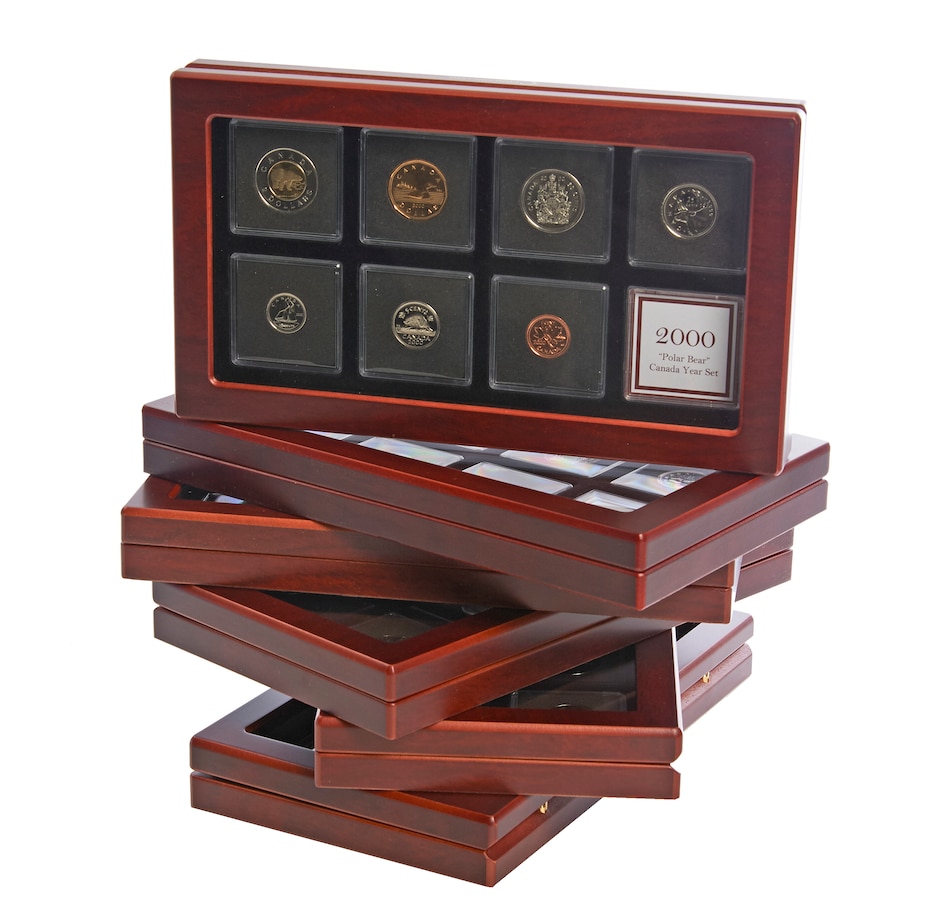 Image 638747_ALTMORE1.jpg, Product 638-747 / Price $699.95, Complete Proof-like Set Collection 1988–2002 (15 Sets total) from Royal Canadian Mint (RCM) on TSC.ca's Coins department