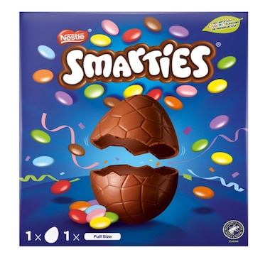 Smarties Milk Chocolate Large Egg 226G (Pack of 4) 