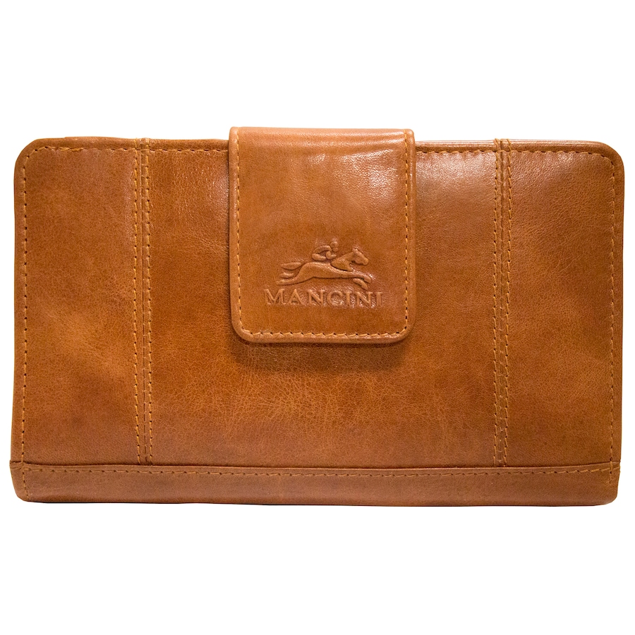 Image 638814_COG.jpg, Product 638-814 / Price $89.99, Mancini Ladies RFID Clutch Wallet from Mancini Fine Leather on TSC.ca's Fashion department