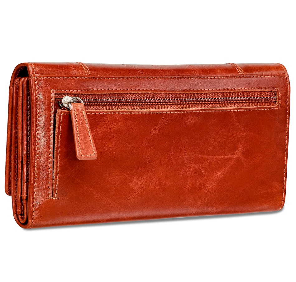 Image 638815_ALTMORE10.jpg, Product 638-815 / Price $89.99, Mancini Ladies RFID Trifold Wallet from Mancini Fine Leather on TSC.ca's Fashion department