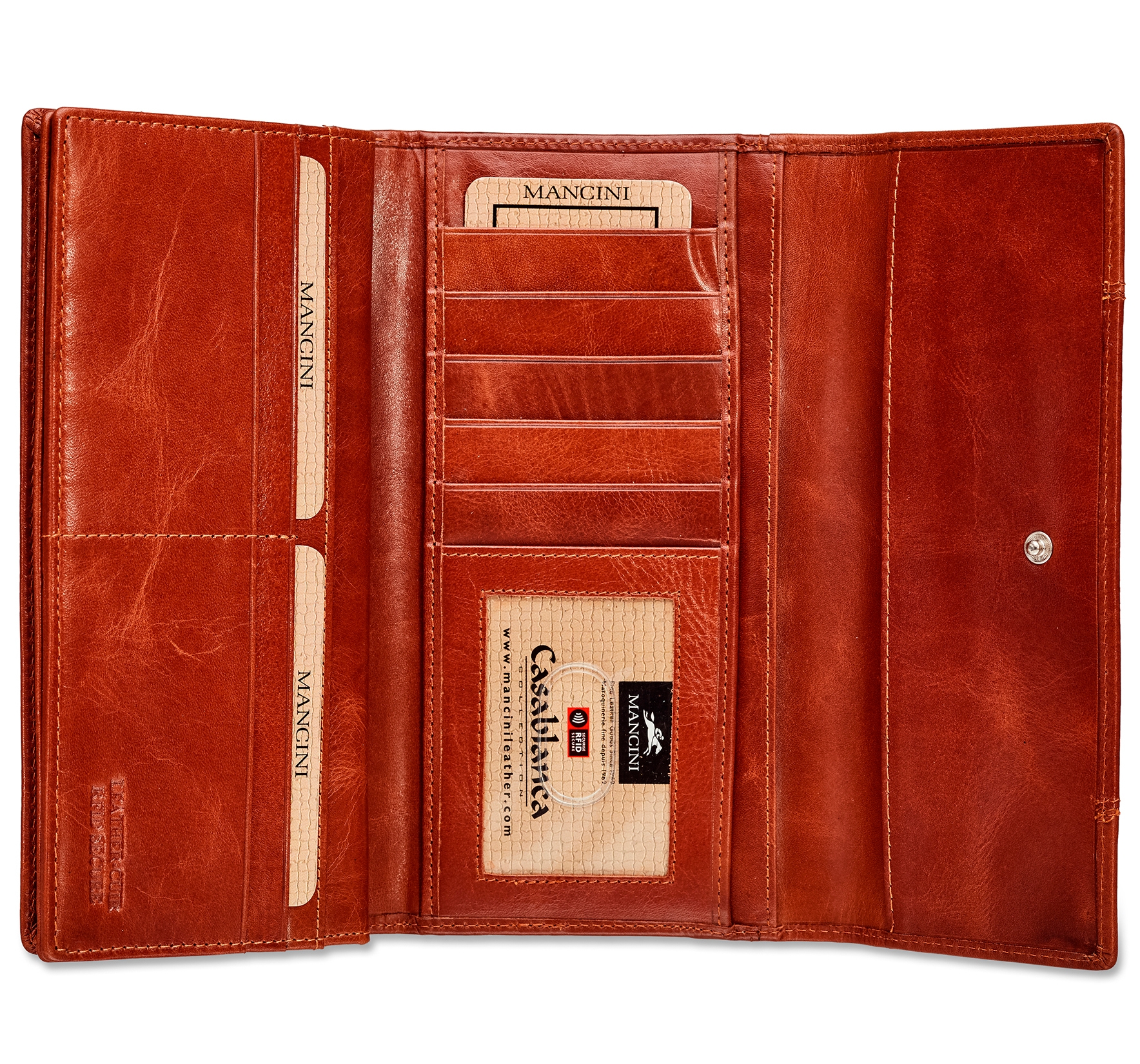 Mancini Ladies RFID Trifold Wallet - TSC.ca