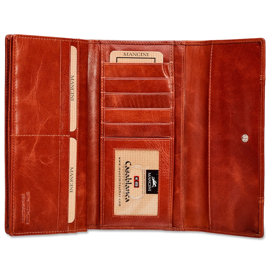 Image 638815_ALTMORE11.jpg, Product 638-815 / Price $99.99, Mancini Ladies RFID Trifold Wallet from Mancini Fine Leather on TSC.ca's Fashion department