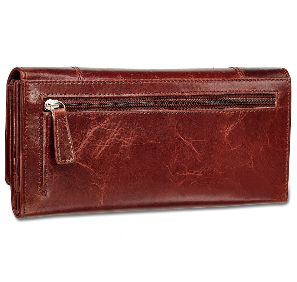 Image 638815_ALTMORE6.jpg, Product 638-815 / Price $89.99, Mancini Ladies RFID Trifold Wallet from Mancini Fine Leather on TSC.ca's Fashion department