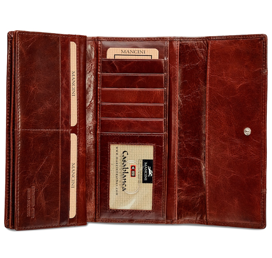 Image 638815_ALTMORE7.jpg, Product 638-815 / Price $89.99, Mancini Ladies RFID Trifold Wallet from Mancini Fine Leather on TSC.ca's Fashion department