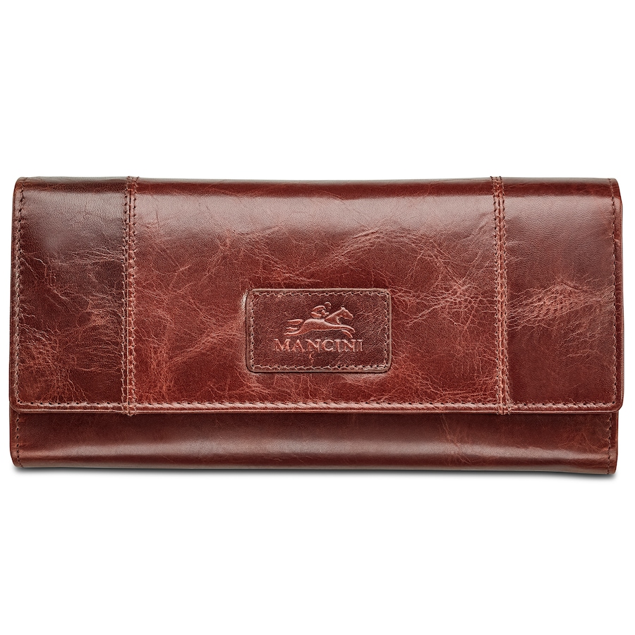 Image 638815_BRN.jpg, Product 638-815 / Price $99.99, Mancini Ladies RFID Trifold Wallet from Mancini Fine Leather on TSC.ca's Fashion department