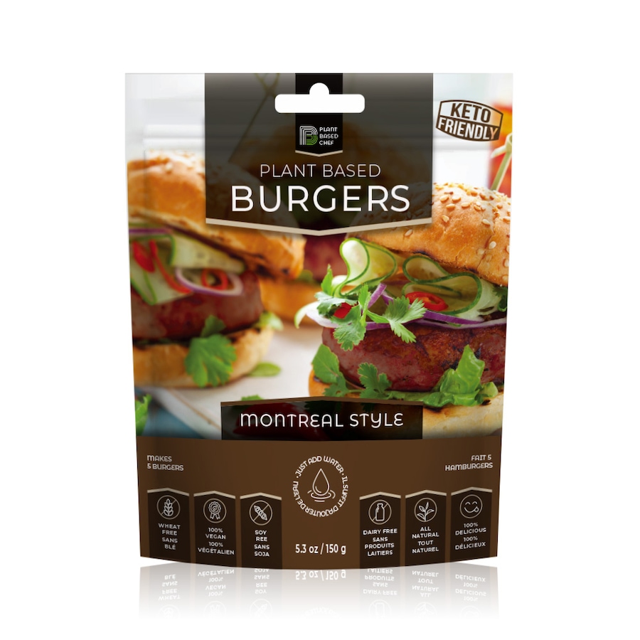 Image 638868_ALTMORE4.jpg, Product 638-868 / Price $49.00, Schinoussa Plant Based Chef Burgers 4-Pack from Schinoussa on TSC.ca's Health & Fitness department