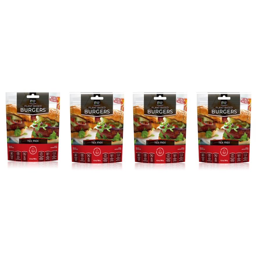 Image 638868_TEXMX.jpg, Product 638-868 / Price $49.00, Schinoussa Plant Based Chef Burgers 4-Pack from Schinoussa on TSC.ca's Health & Fitness department