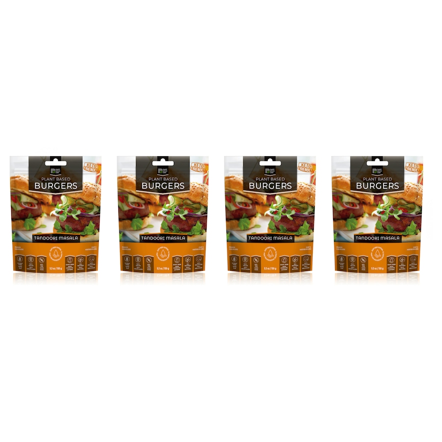 Image 638868_TNMAS.jpg, Product 638-868 / Price $49.00, Schinoussa Plant Based Chef Burgers 4-Pack from Schinoussa on TSC.ca's Health & Fitness department