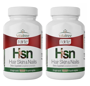 VitaTree Forte Hair Skin &amp; Nails Formula 60-Day Supply