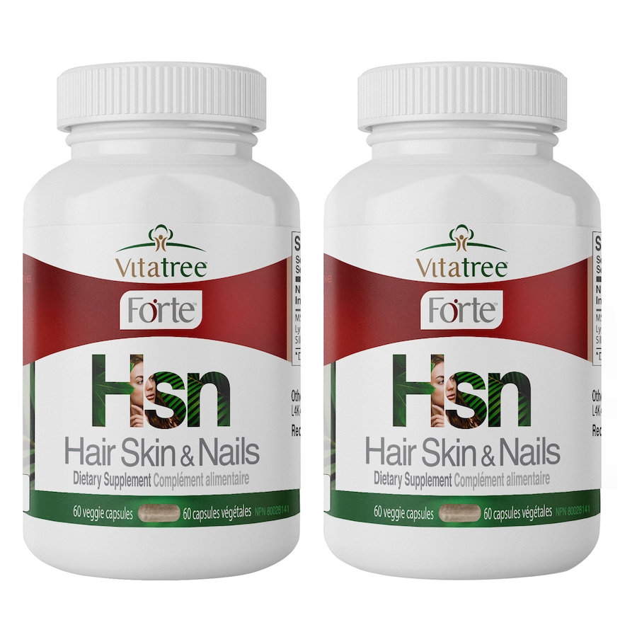 Image 638875.jpg, Product 638-875 / Price $41.99 - $114.99, VitaTree Forte Hair Skin & Nails Formula 60-Day Supply from VitaTree Nutritionals on TSC.ca's Health & Fitness department