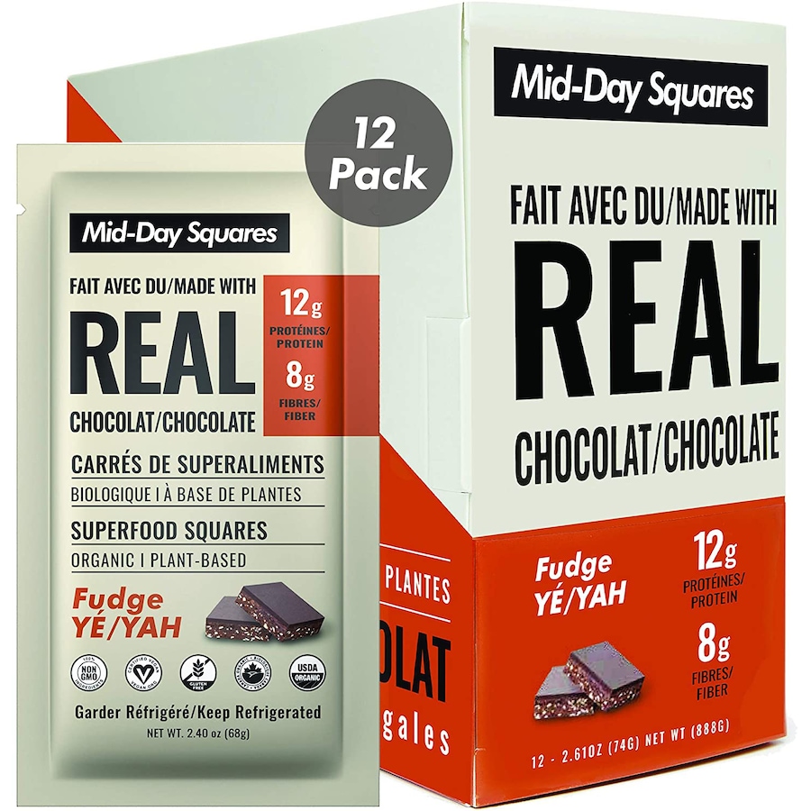 Image 641303.jpg, Product 641-303 / Price $46.00, Mid-Day Squares High Protein Chocolate Bar - Fudge Yah from Mid-Day Squares on TSC.ca's Health & Fitness department