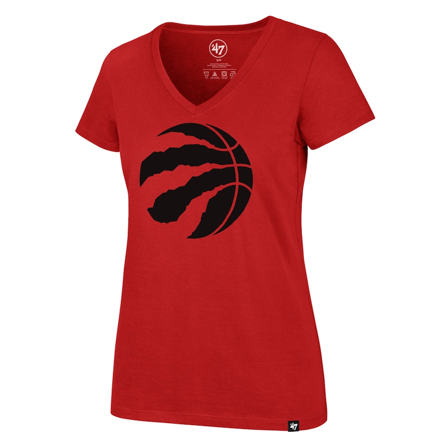 Image 641324.jpg, Product 641-324 / Price $36.99, Women's Toronto Raptors NBA Imprint 47' Ultra Rival V-Neck Tee from Fanatics on TSC.ca's Sports department