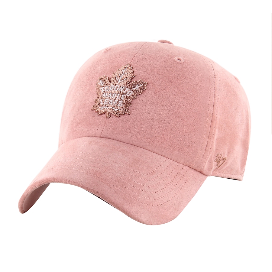Image 641399.jpg, Product 641-399 / Price $46.99, Women's Toronto Maple Leafs NHL Uptown Suede Pink Clean Up Cap on TSC.ca's Sports department