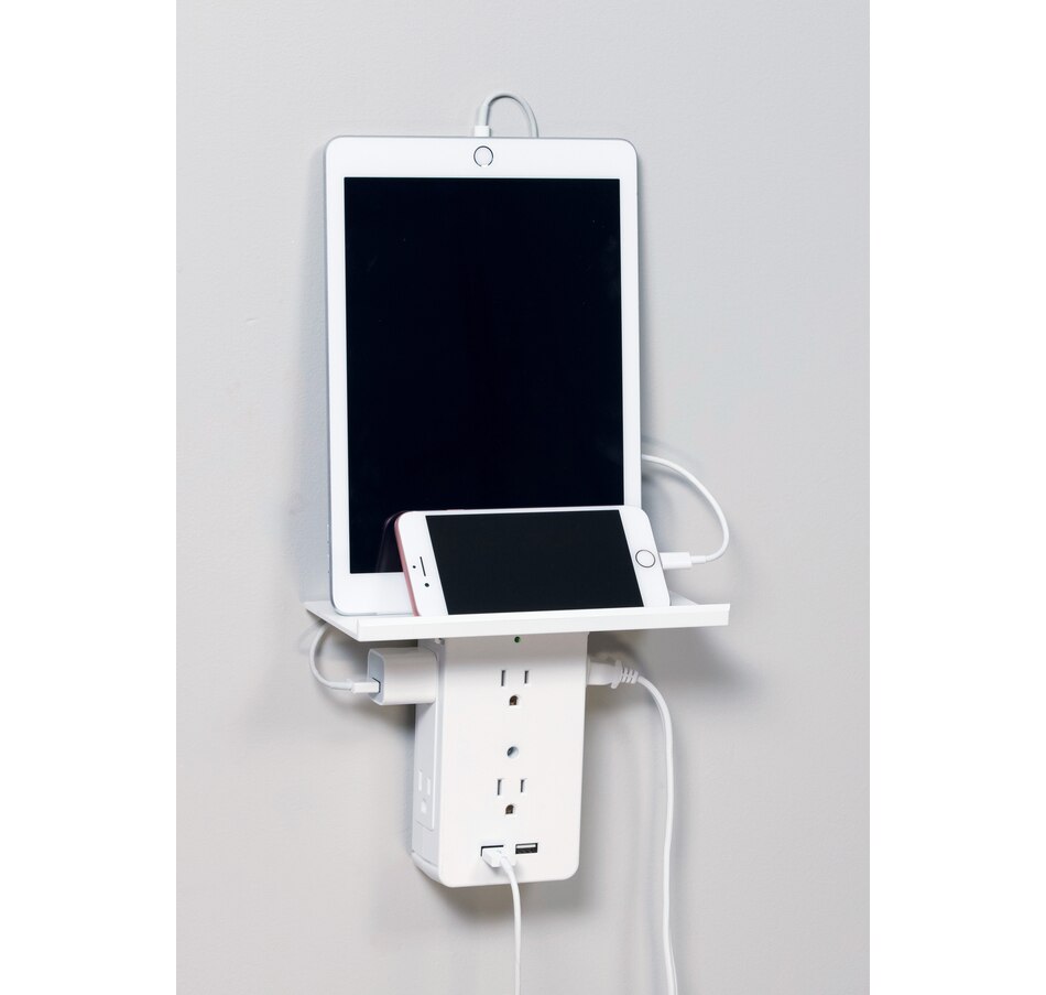 Image 641756_ALTMORE2.jpg, Product 641-756 / Price $29.99, Socket Shelf: the 8-Port Surge Protector on TSC.ca's Home & Garden department