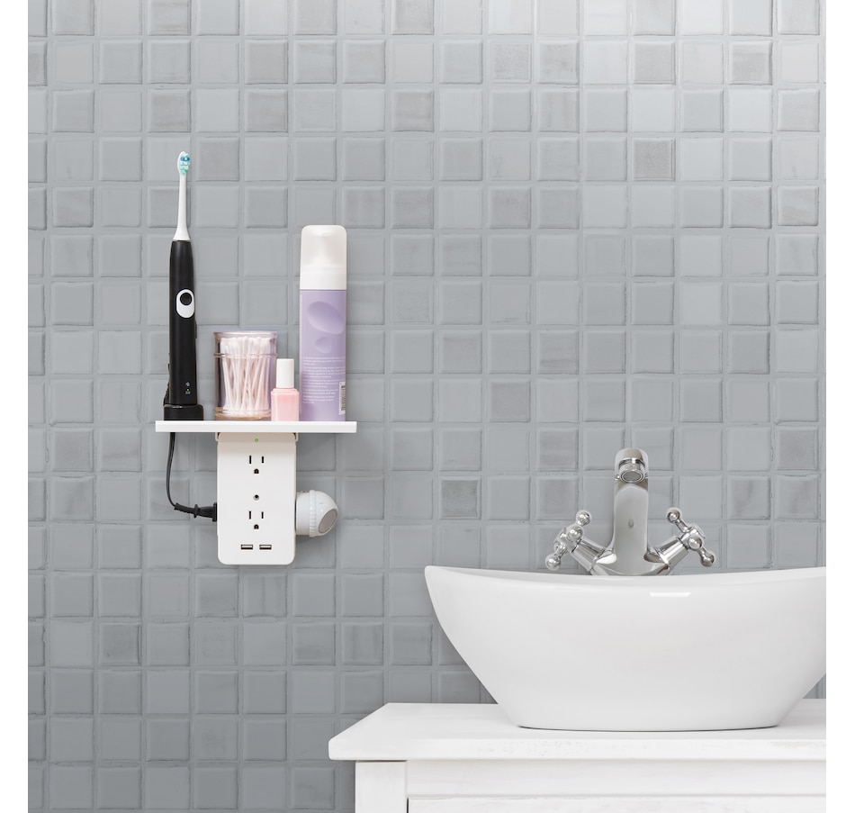 Image 641756_ALTMORE3.jpg, Product 641-756 / Price $29.99, Socket Shelf: the 8-Port Surge Protector on TSC.ca's Home & Garden department