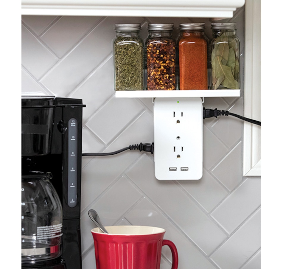 Image 641756_ALTMORE4.jpg, Product 641-756 / Price $29.99, Socket Shelf: the 8-Port Surge Protector on TSC.ca's Home & Garden department