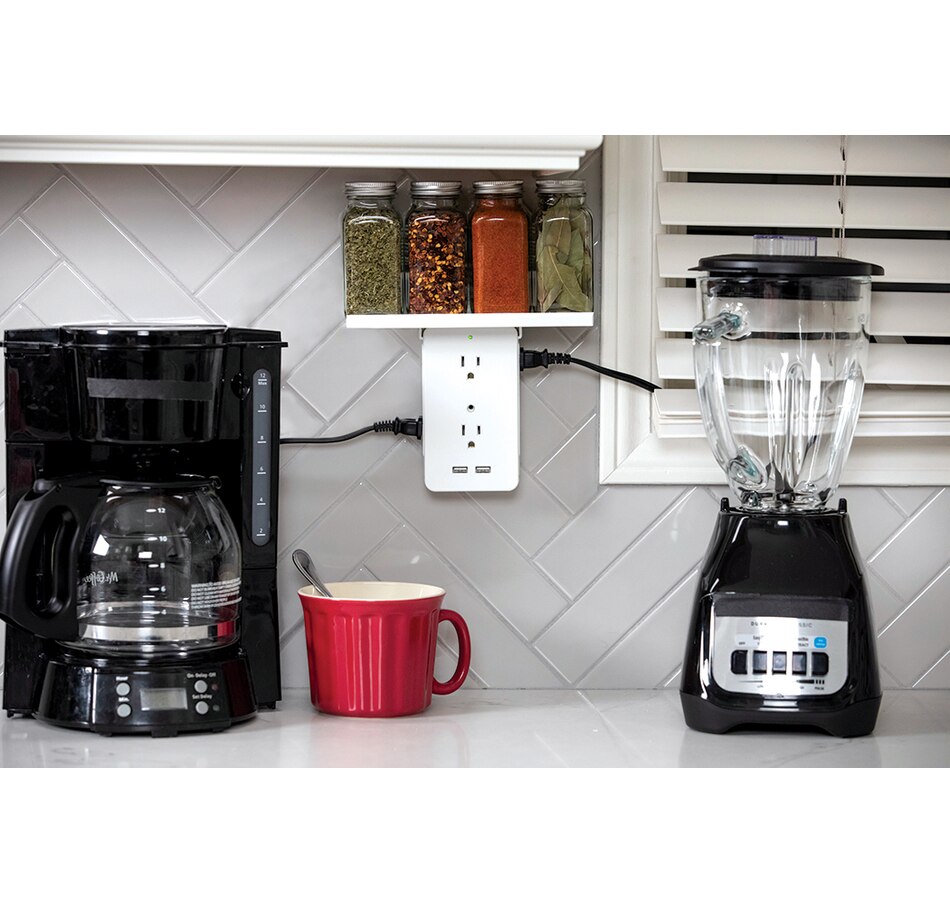 Image 641756_ALTMORE5.jpg, Product 641-756 / Price $29.99, Socket Shelf: the 8-Port Surge Protector on TSC.ca's Home & Garden department