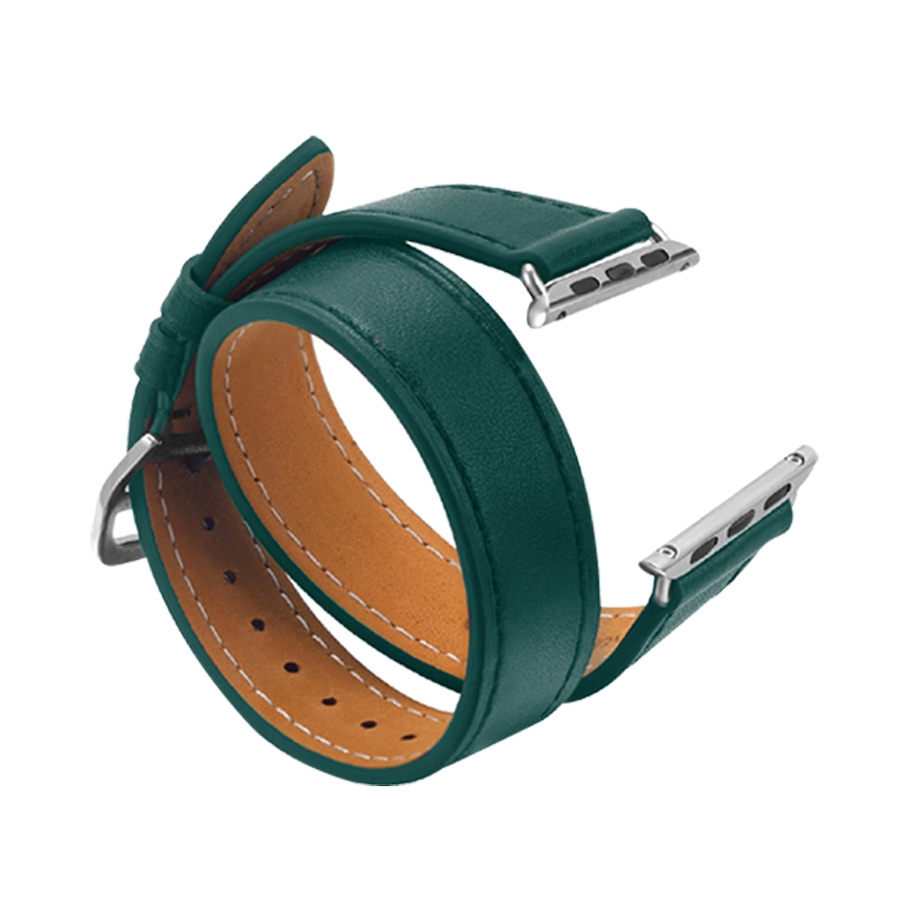 Image 642971_FRBIO.jpg, Product 642-971 / Price $36.99, Digital Basics Lane Leather Double Wrap for Apple Watch from Digital Basics on TSC.ca's Electronics department
