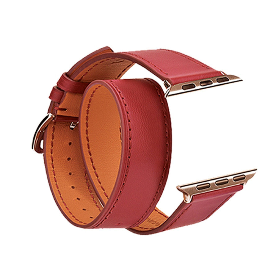Image 642971_JESRD.jpg, Product 642-971 / Price $36.99, Digital Basics Lane Leather Double Wrap for Apple Watch from Digital Basics on TSC.ca's Electronics department
