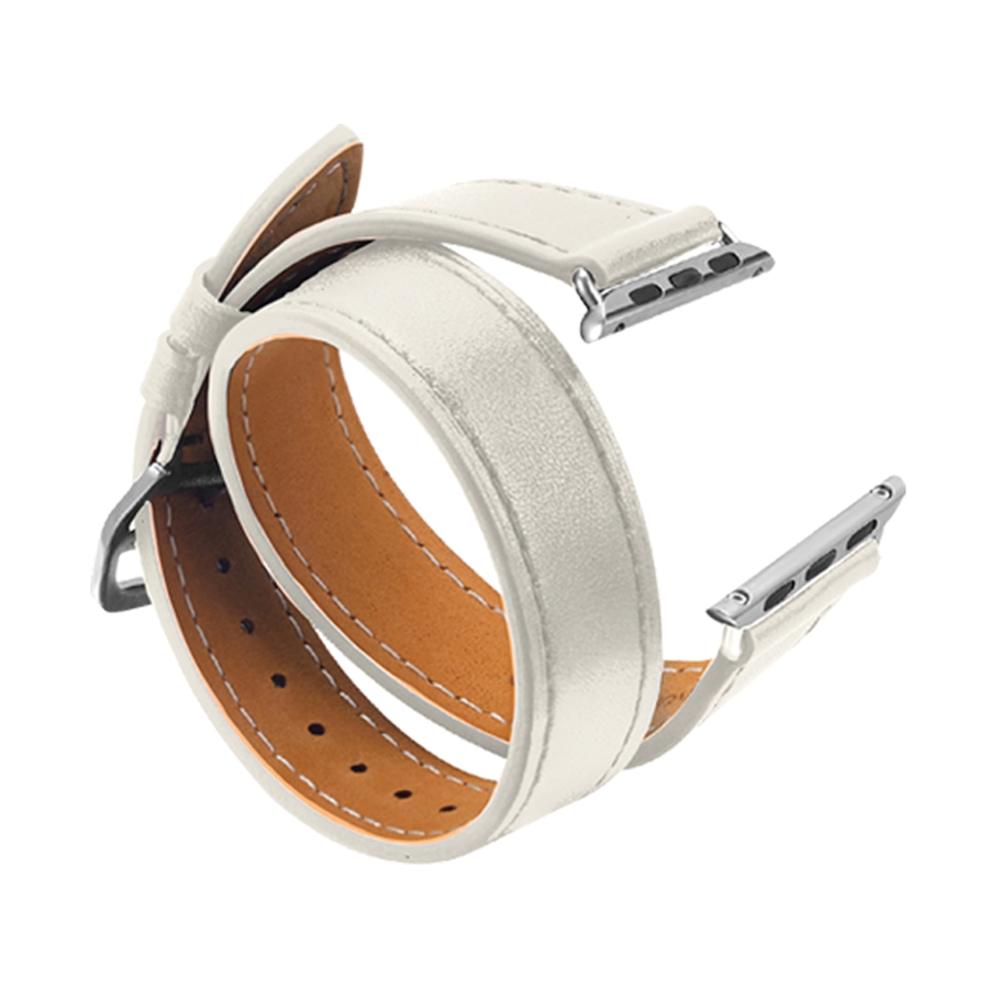 Image 642971_TOFU.jpg, Product 642-971 / Price $36.99, Digital Basics Lane Leather Double Wrap for Apple Watch from Digital Basics on TSC.ca's Electronics department